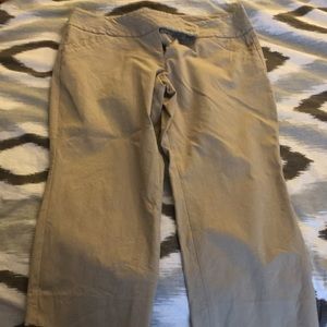 Limited 12 stretch capris tan